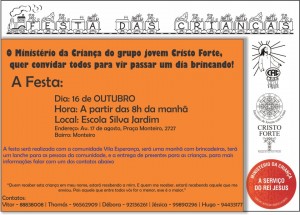 ministério da criança - cristo forte