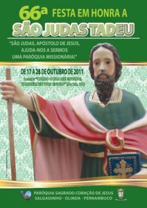 Cartaz São Judas 2011 - 1
