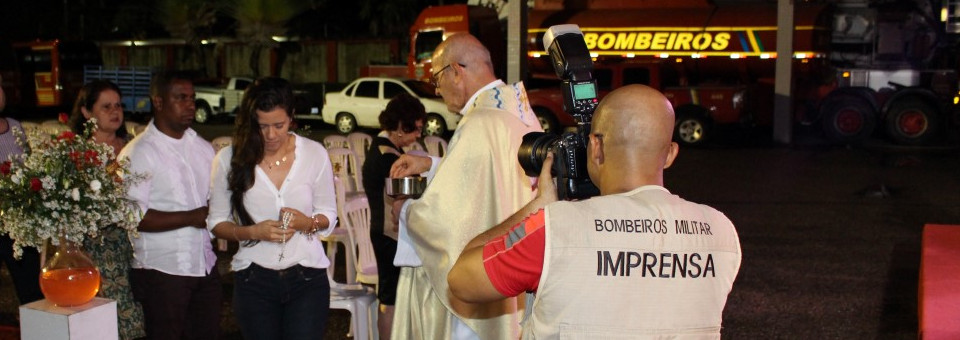 Arcebispo celebra missa no Quartel Central do Corpo de Bombeiros