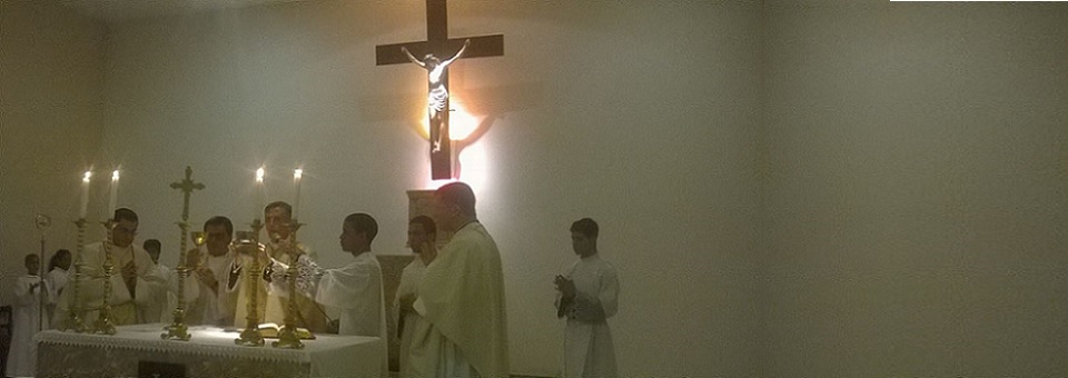 Dom Antônio e Padre Moisés celebram ação de graças por sua vocação