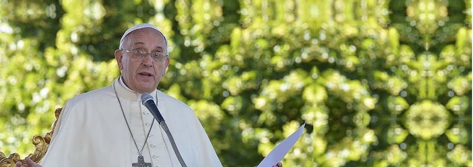 Francisco diz que “romper a comunhão com a natureza é romper com Deus”.