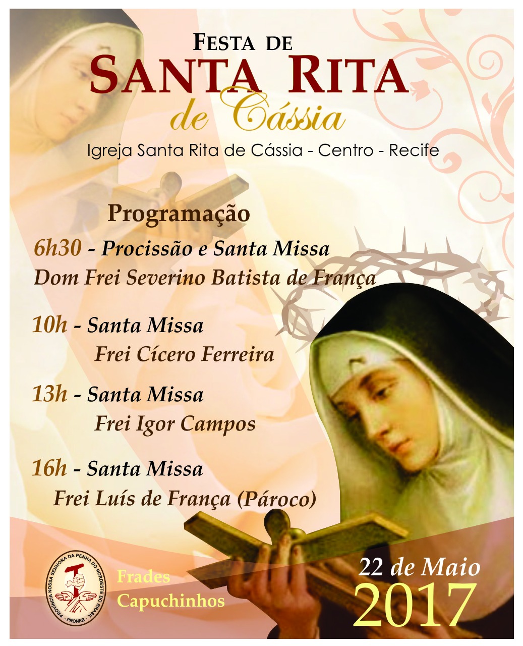 Festa de Santa Rita de Cássia no bairro São José, Recife (22/05)