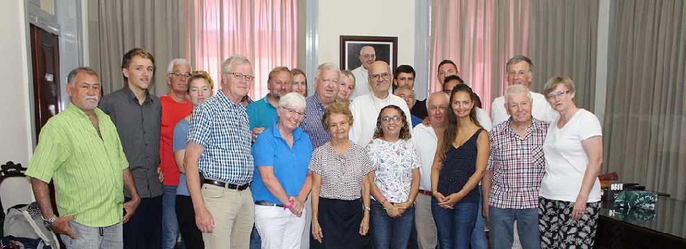 Arcebispo recebe comunidade alemã que apoia projetos na Arquidiocese