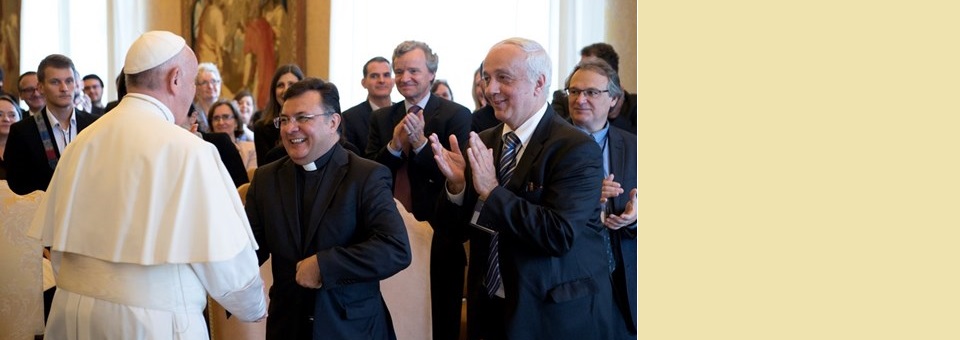 Reitor da Unicap tem encontro com o Papa e faz discurso sobre apoio a refugiados