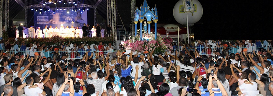 Procissão e missa marcam encerramento da festa no Santuário de Nossa Senhora da Conceição