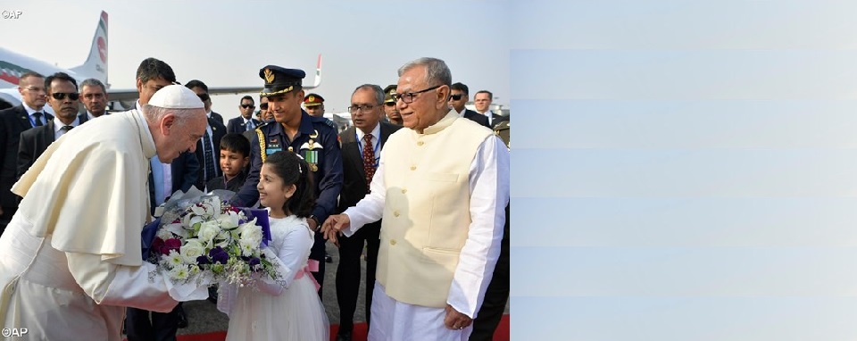 Viagem do papa a Bangladesh é marcada pelo encontro inter-religioso e ecumênico pela Paz