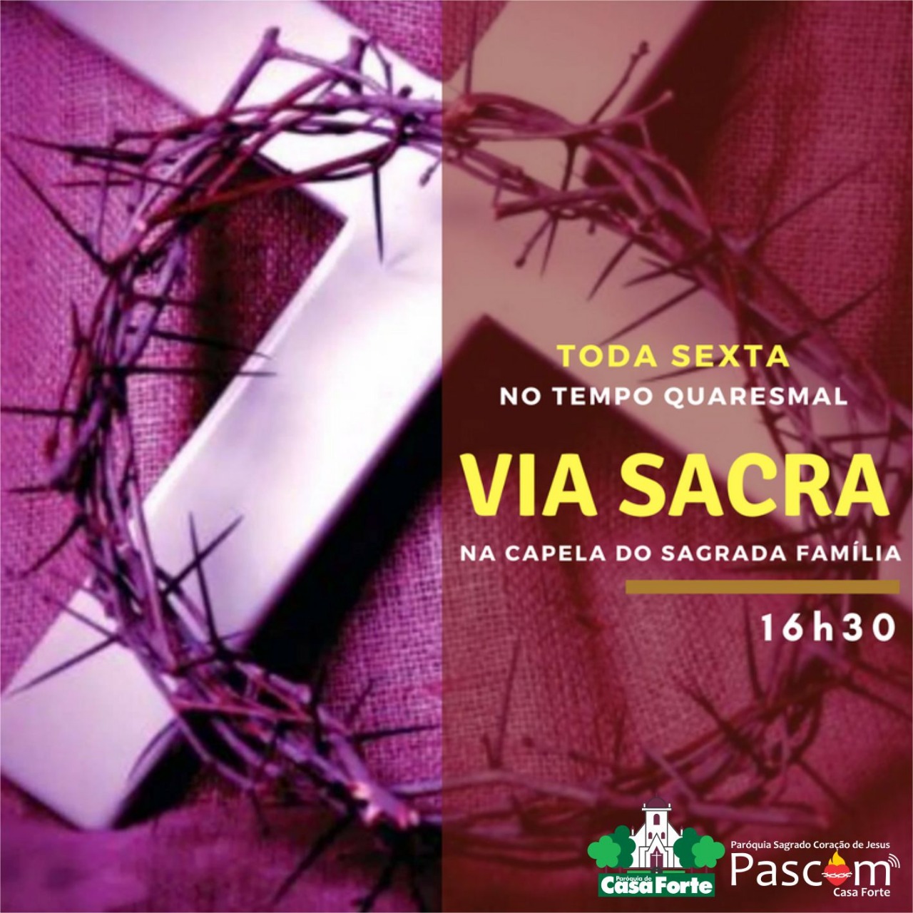Programação da Semana Santa das paróquias da Arquidiocese (2018)