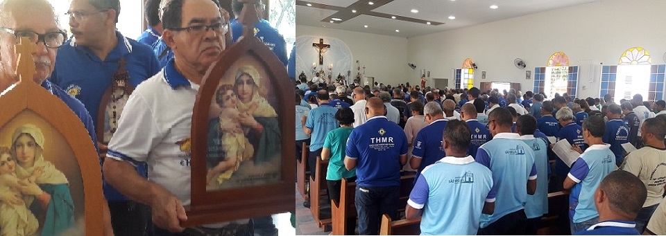 IV Encontro do Terço dos Homens Mãe Rainha reúne centena de membros no Recife