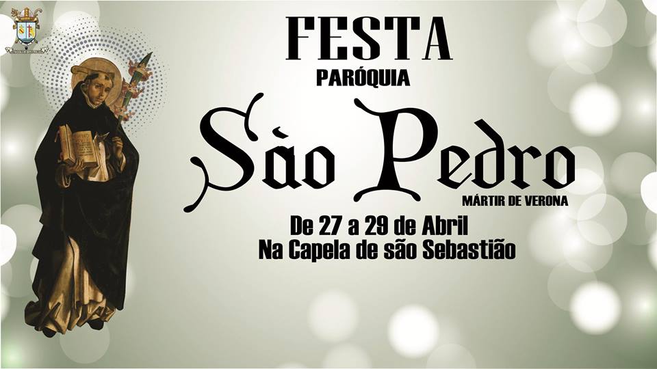 Tríduo Festivo de São Pedro Mártir de Verona/Olinda (de 27 a 29/04)