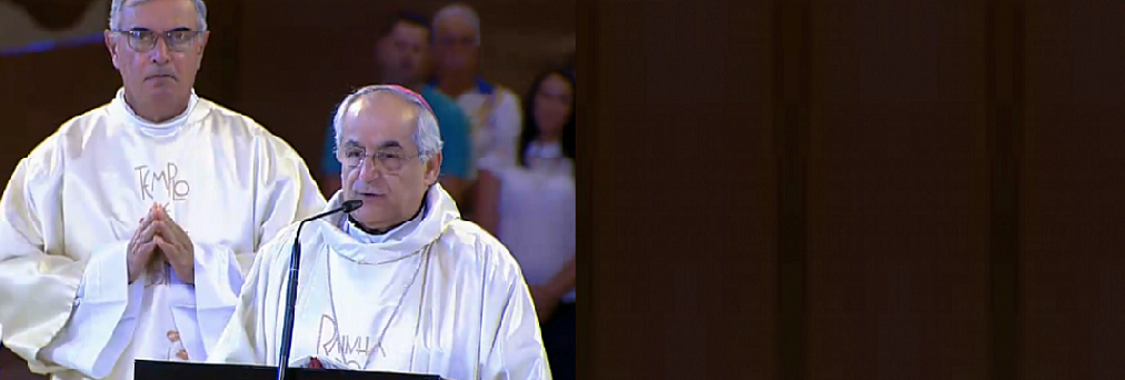 Núncio Apostólico acolhe novos bispos da CNBB durante missa do segundo dia da Assembleia Geral