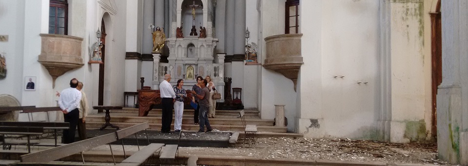 Arcebispo e Fundarpe discutem restauração da igreja de São José