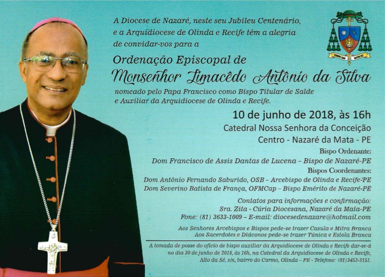 Ordenação episcopal de mons. Limacêdo Antônio da Silva (10/06)