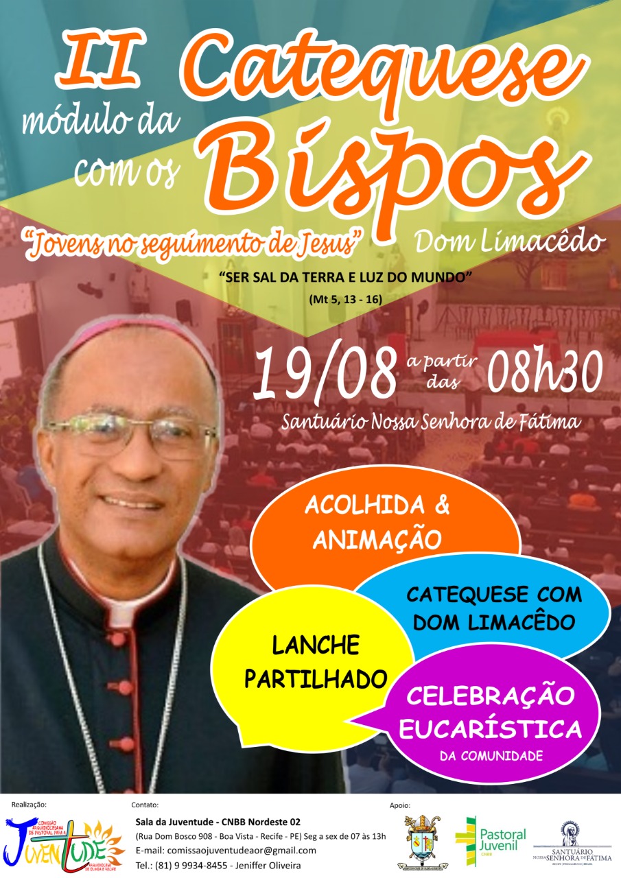 II Catequese com os bispos será apresentado por dom Limacêdo (19/08)