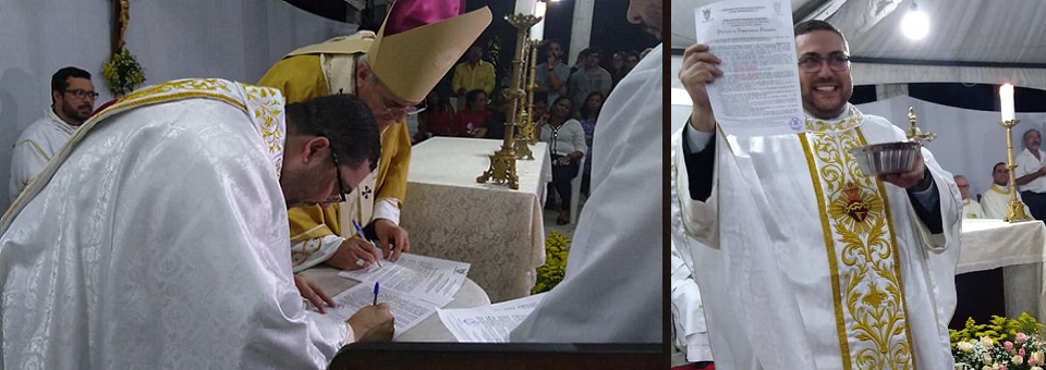 Padre Paulo Dutra assume nova paróquia São João Batista em Camaragibe
