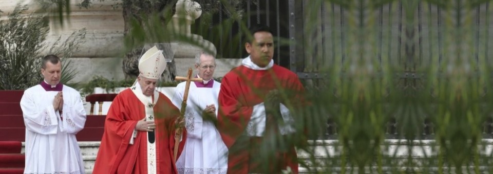 Íntegra da homilia do Papa na missa do Domingo de Ramos