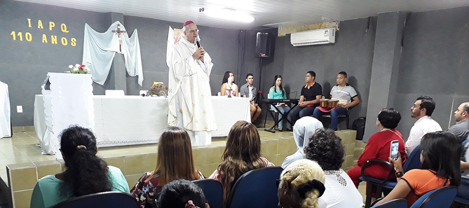 Dom Fernando celebra Missa em Ação de Graças pelos 110 anos do Instituto de Cegos