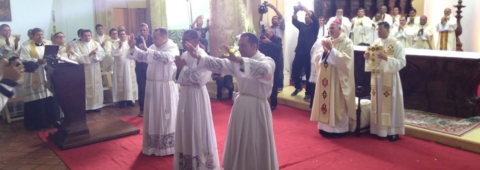 Três seminaristas são ordenados diáconos na Festa do Glorioso Santo Antônio
