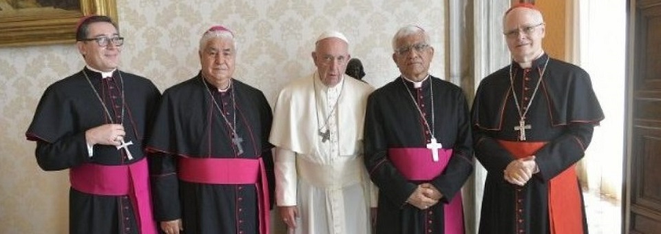Papa recebe presidência do Conselho Episcopal Latino Americano