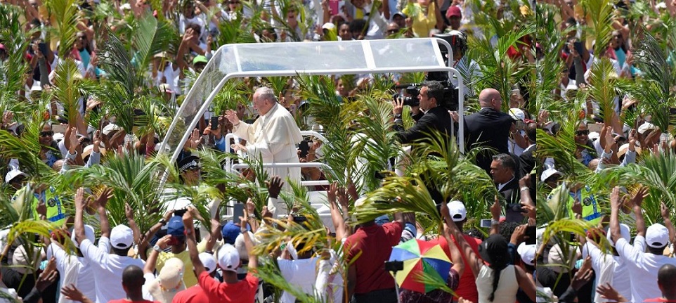 Papa celebra missa em Maurício: jovens são a primeira missão da Igreja