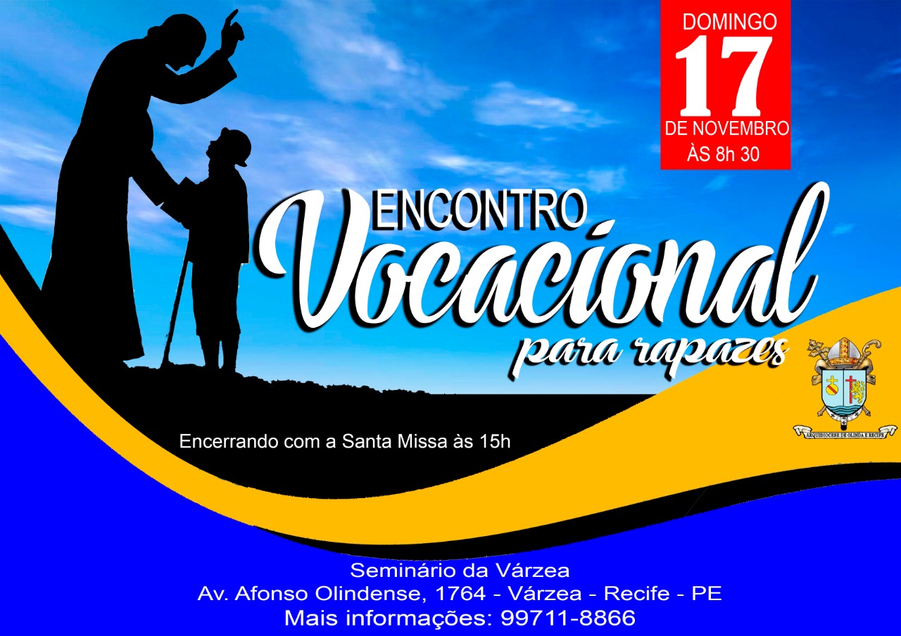 Seminário Maior promove Encontro Vocacional (17/11)