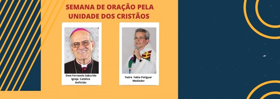 Dom Fernando e padre Fábio participam de live com diferentes igrejas cristãs