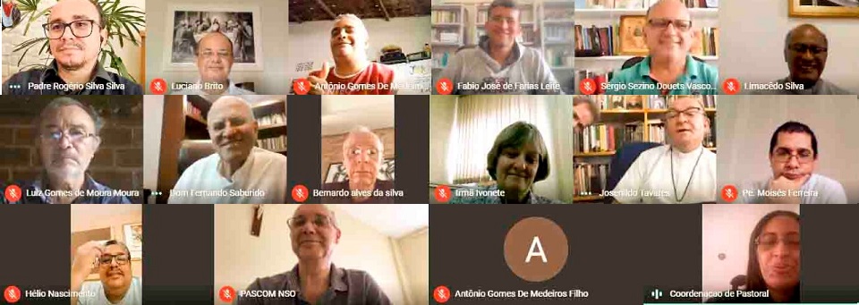 Arcebispo e comissões arquidiocesanas avaliam a caminhada na pandemia