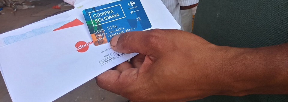 Parceria da Cáritas Arquidiocesana beneficia 400 famílias com cartão alimentação