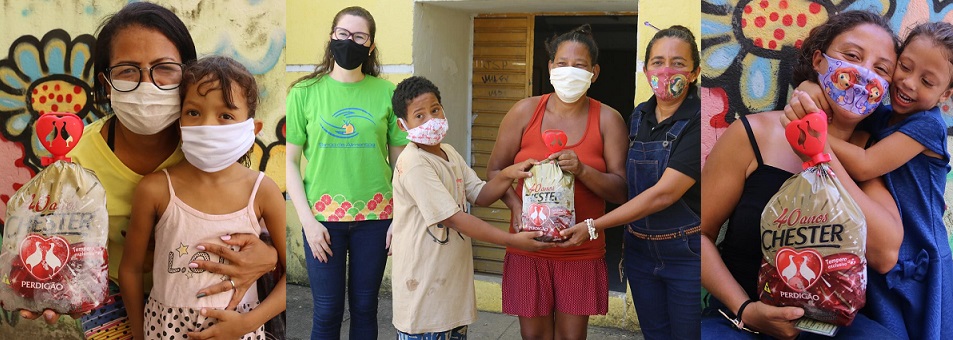 Movimento Pró-Criança doa chester, roupas e calçados a mais de 300 famílias carentes