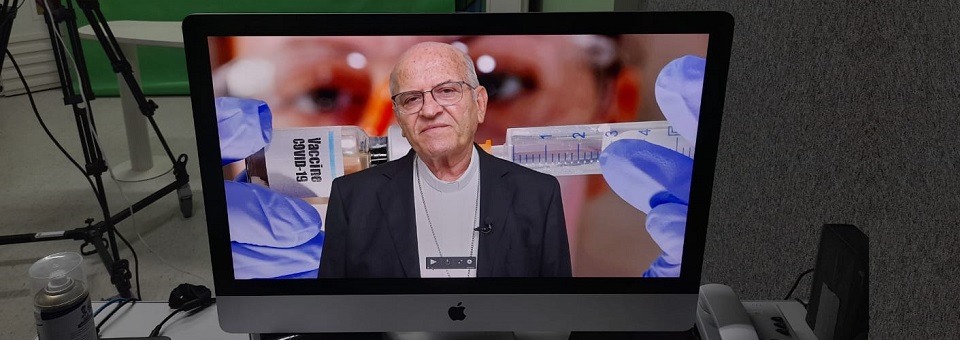 Dom Fernando faz vídeo incentivando vacinação contra a Covid-19