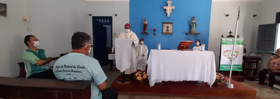 Dom Limacêdo preside missa no Hospital Oswaldo Cruz no Dia Mundial dos Enfermos