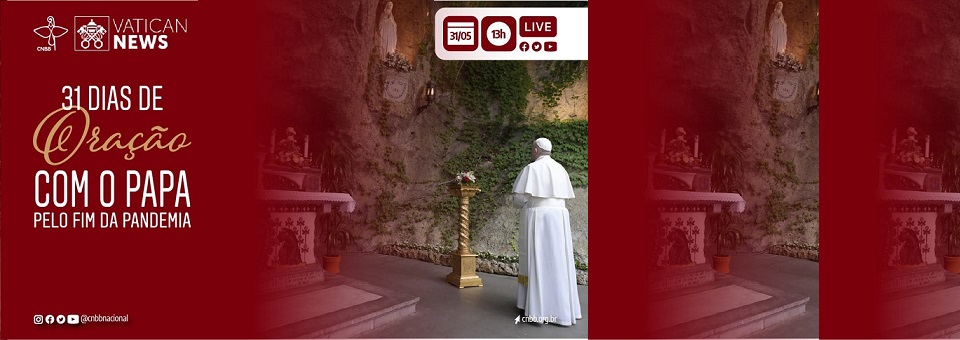 Papa Francisco encerra maratona de Oração na próxima segunda-feira, 31