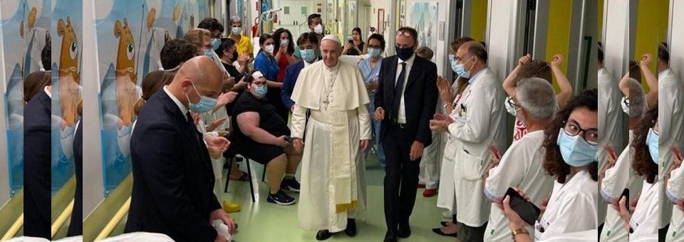 Depois de receber alta, Papa agradece carinho e pede orações pelos doentes