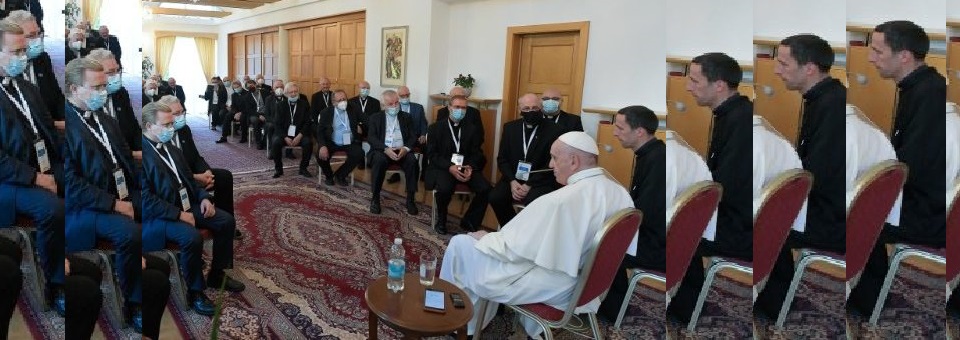 Papa encontra confrades jesuítas na Eslováquia