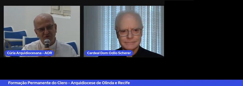 Palestra do Cardeal Odilo Scherer encerra formação anual do clero de Olinda e Recife