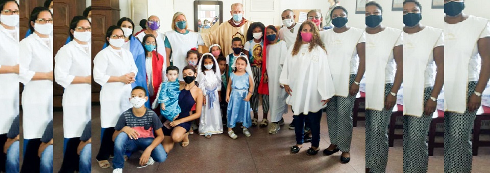 Crianças celebram Todos os Santos na Paróquia Nossa Senhora dos Remédios