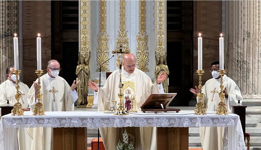 Dom Fernando preside missa na Basílica Papal de São Paulo Fora dos Muros