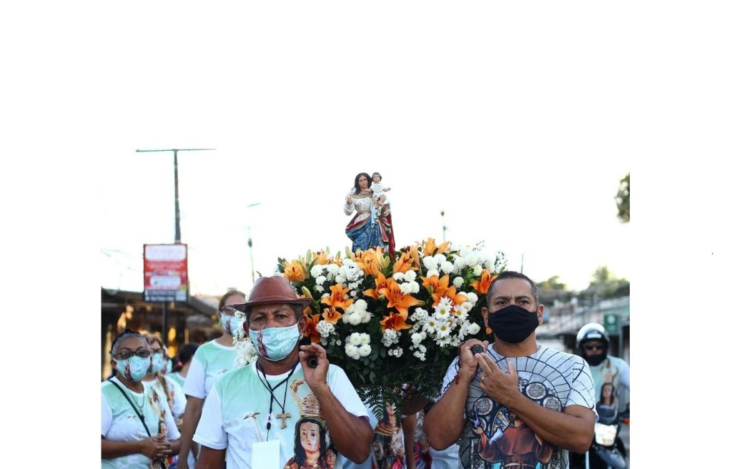 Romarias marcam festividade em homenagem à padroeira da cidade do Paulista