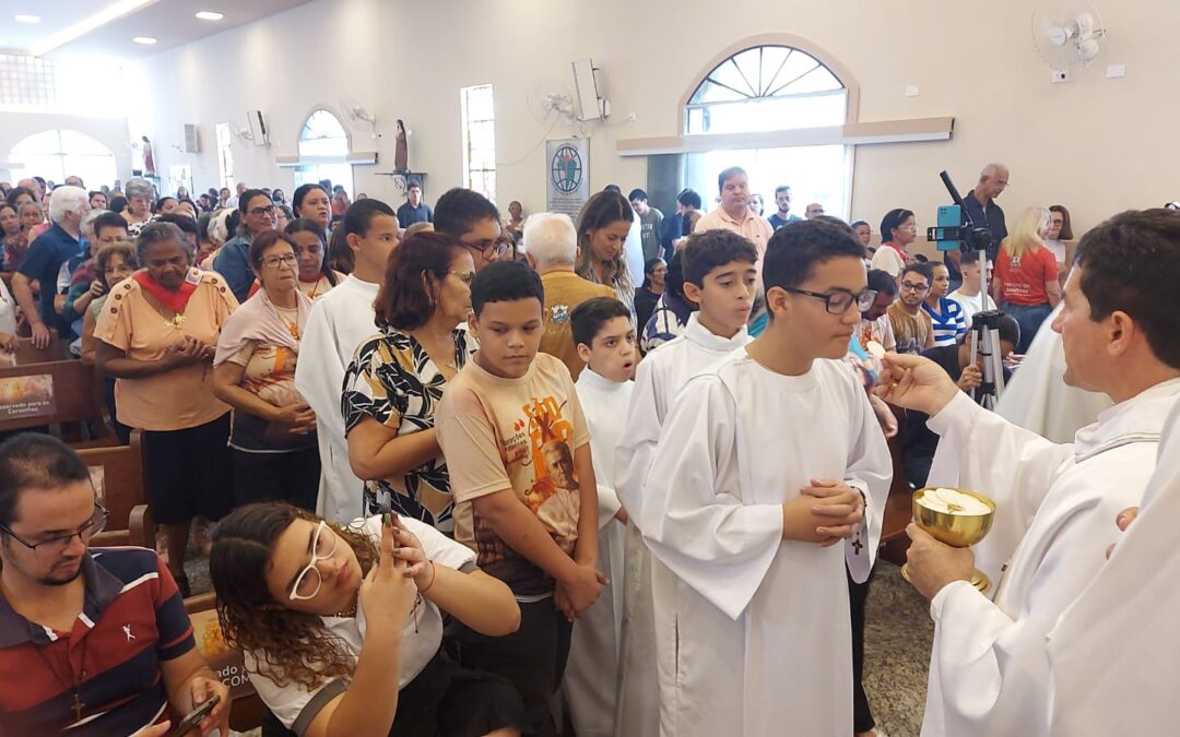 Paróquia São Pio X recebe arcebispo na festa do padroeiro