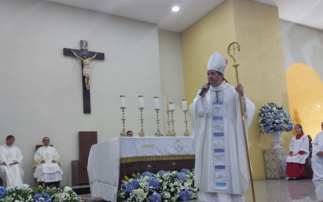 Em homilia, dom Paulo Jackson partilha experiência pessoal com a intercessão de Nossa Senhora Aparecida