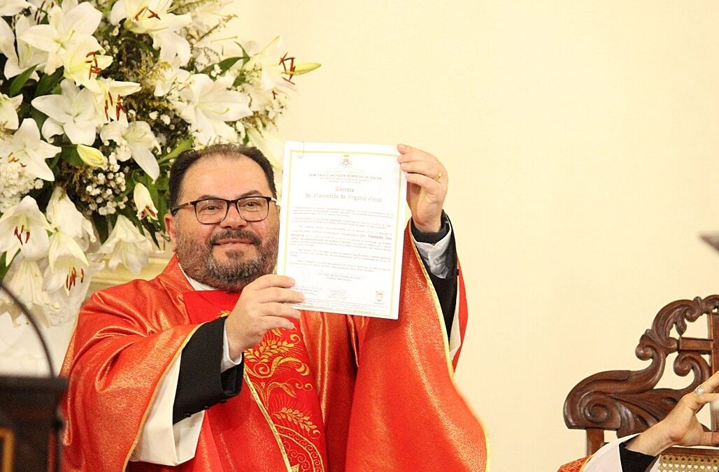 Monsenhor Josivaldo Bezerra toma posse como vigário geral da Arquidiocese de Olinda e Recife