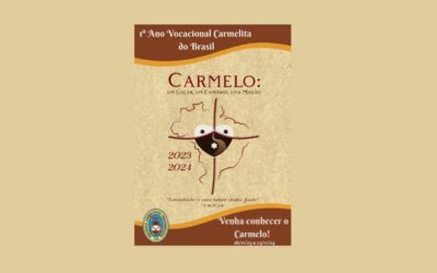 Carmelitas em Recife vivem o ano vocacional com o tema: “Carmelo: um lugar, um caminho, uma missão” e lema “Levanta-te e vem beber desta fonte.”
