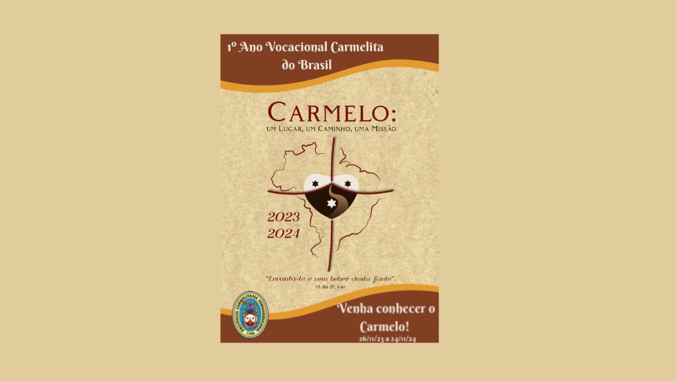 Carmelitas em Recife vivem o ano vocacional com o tema: “Carmelo: um lugar, um caminho, uma missão” e lema “Levanta-te e vem beber desta fonte.”