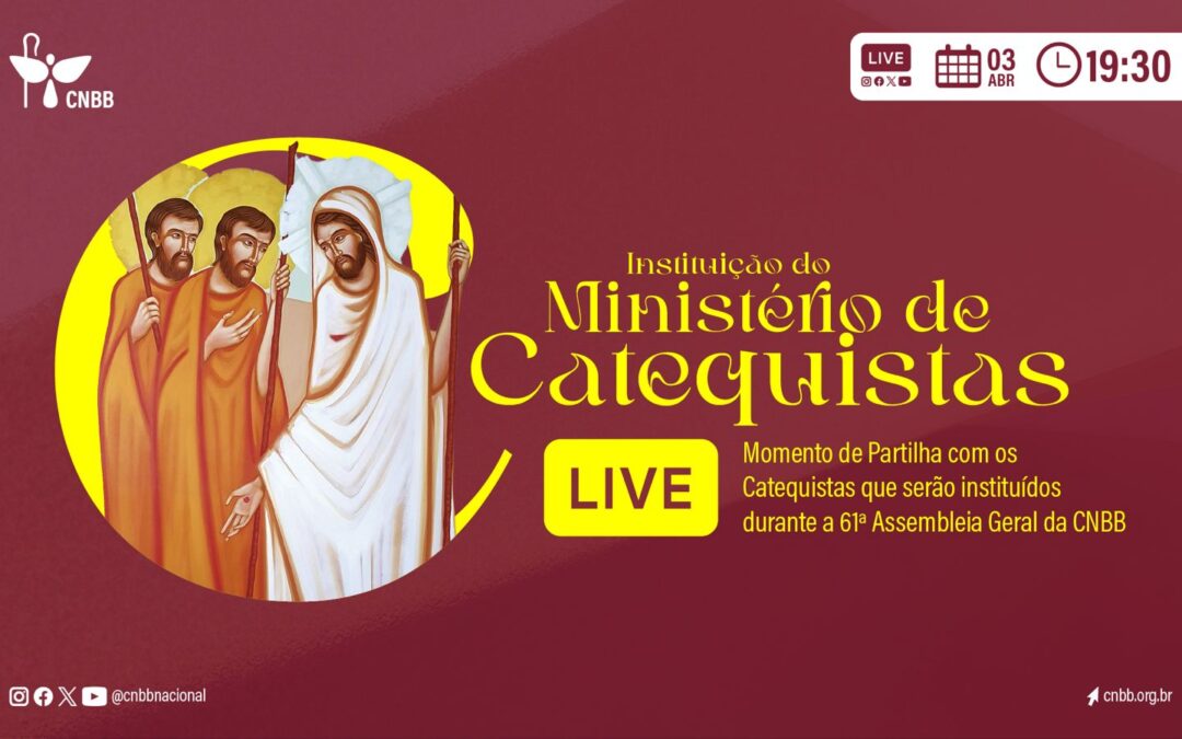 Catequistas do Brasil vão receber o Ministério de Catequistas durante a 61ª Assembleia Geral da CNBB