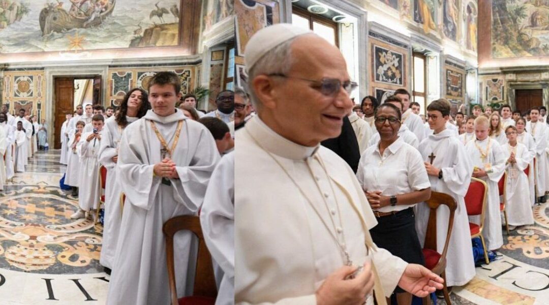 ”A celebração da missa salva o mundo hoje”, afirma Papa Leão