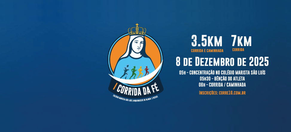 Arquidiocese de Olinda e Recife e Colégio Marista São Luís realizam Corrida da Fé no dia da Imaculada Conceição