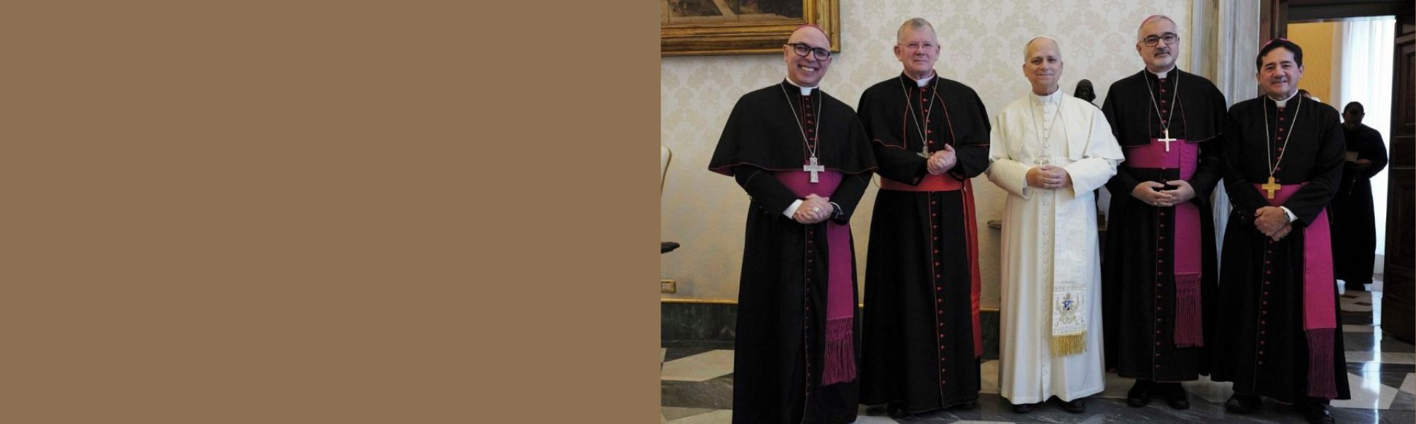 Papa Leão recebe presidência da CNBB em audiência no Vaticano