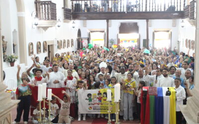 Missa presidida por Dom Paulo Jackson encerra o 7º Encontrão da Infância e Adolescência Missionária