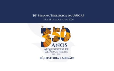 30ª Semana Teológica da Unicap traz o tema “Arquidiocese de Olinda e Recife: 350 Anos de Fé, História e Missão”. Conheça a programação e participe!